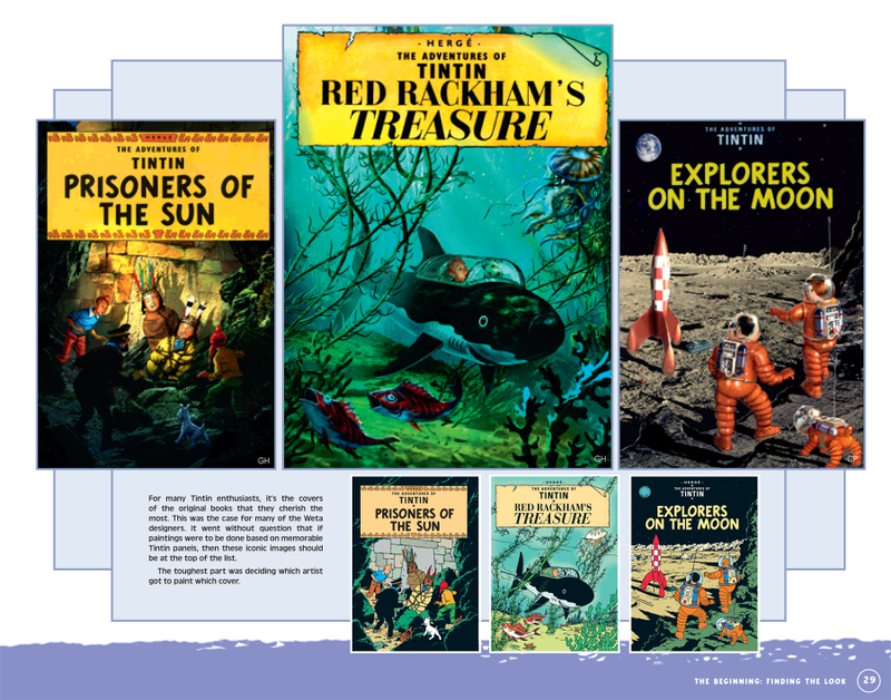 Illustration for article titled Tintin on the Moon, as Recreated by Weta's Greg Broadmore